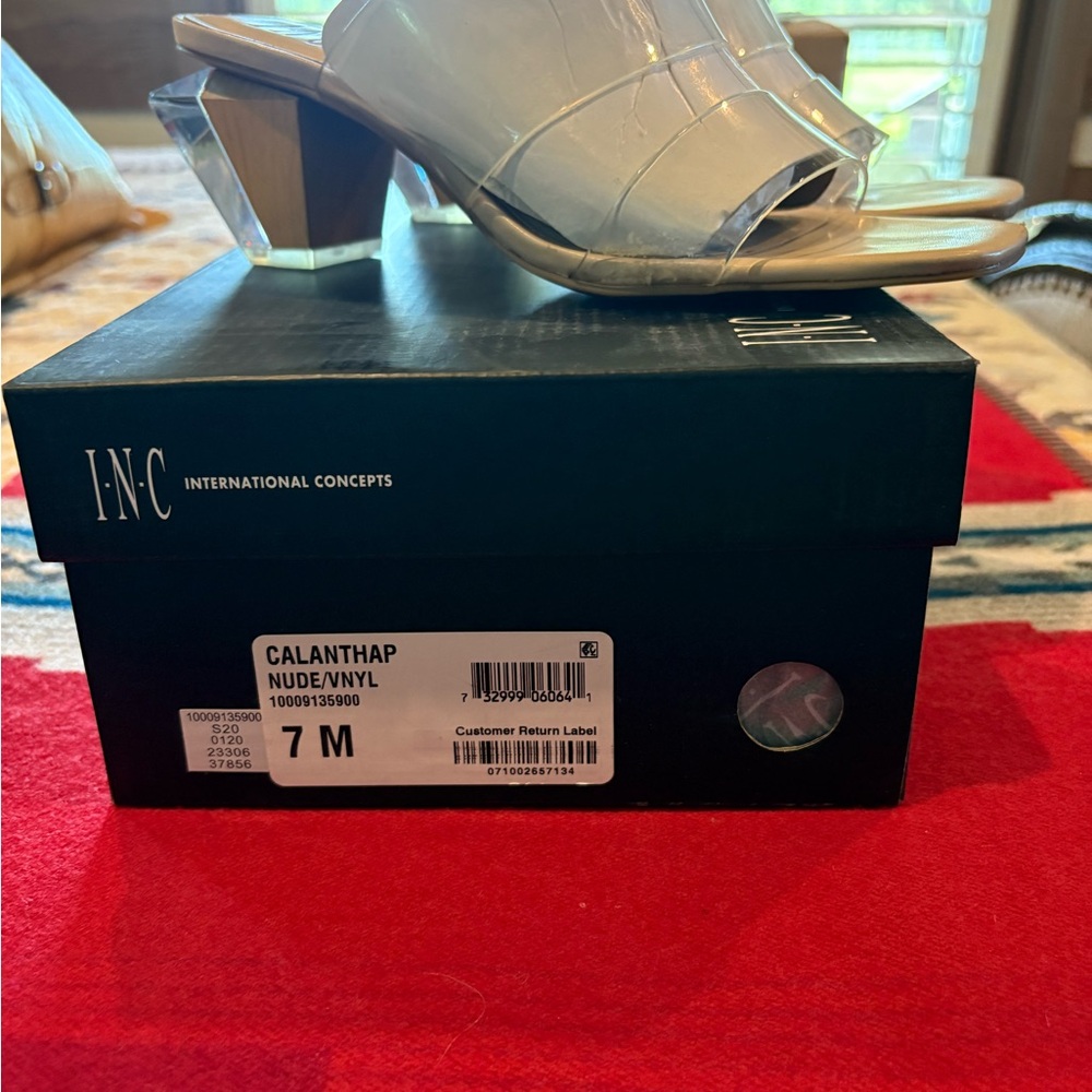 INC International Concepts Cream Heels